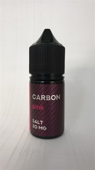 Жидкость Carbon SALT - Pink (Сорбет малиново-клубничный) 30мл 20мг - фото 7185