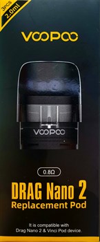 Картридж Voopoo Drag Nano 2/Vinci Pod 0.8 ohm aeK33SGwgfxGH7RGQEJAB3 - фото 7314