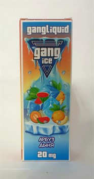 Жидкость Gang ICE SALT - Арбуз дыня 30 мл 20 мг - фото 7365