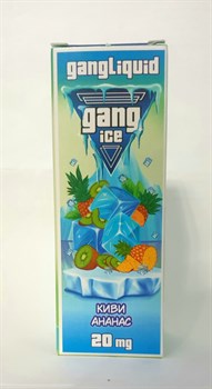 Жидкость Gang ICE SALT - Киви ананас 30 мл 20 мг - фото 7368