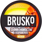 Бестабачная смесь Brusko - Дыня с кокосом и карамелью Medium 50 г
